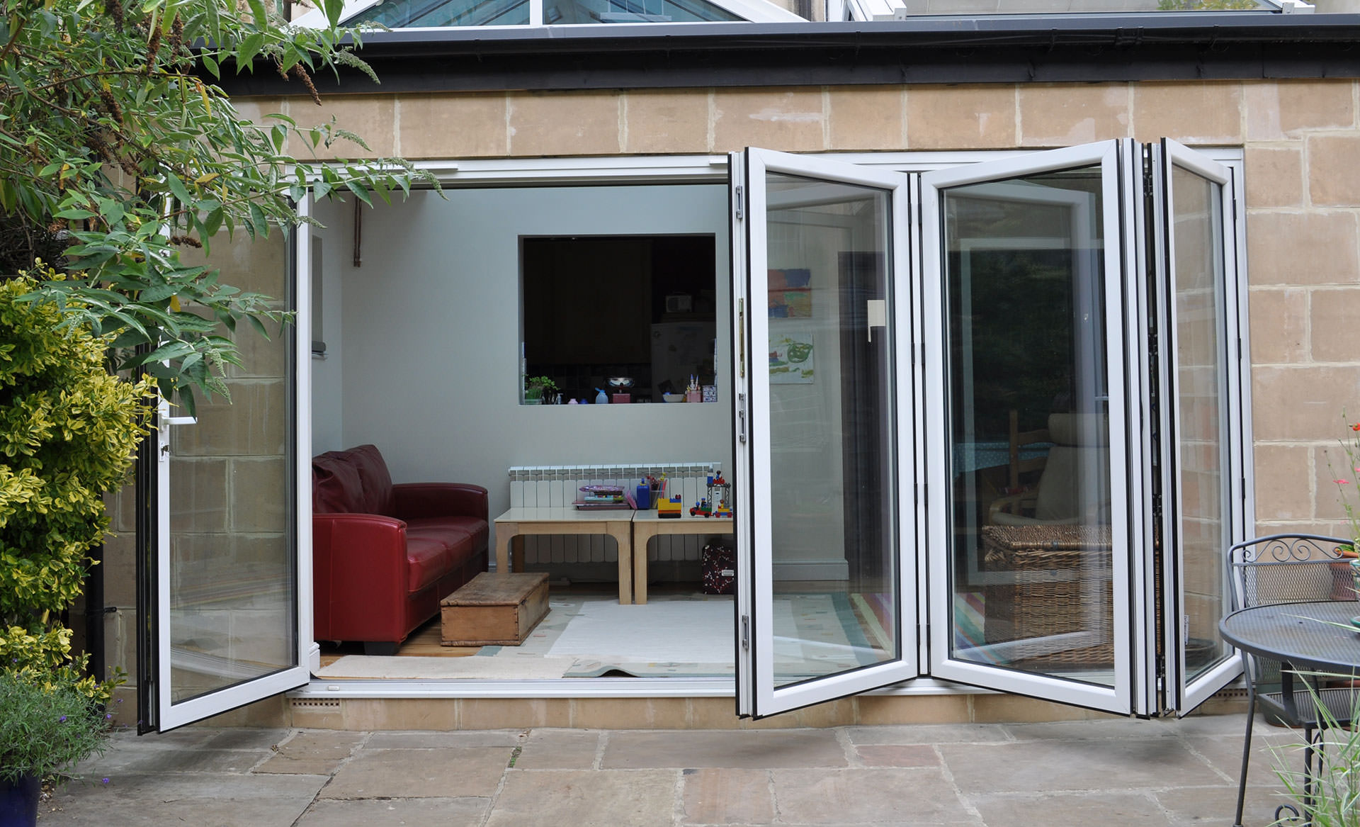 bifold doors for bathrooms