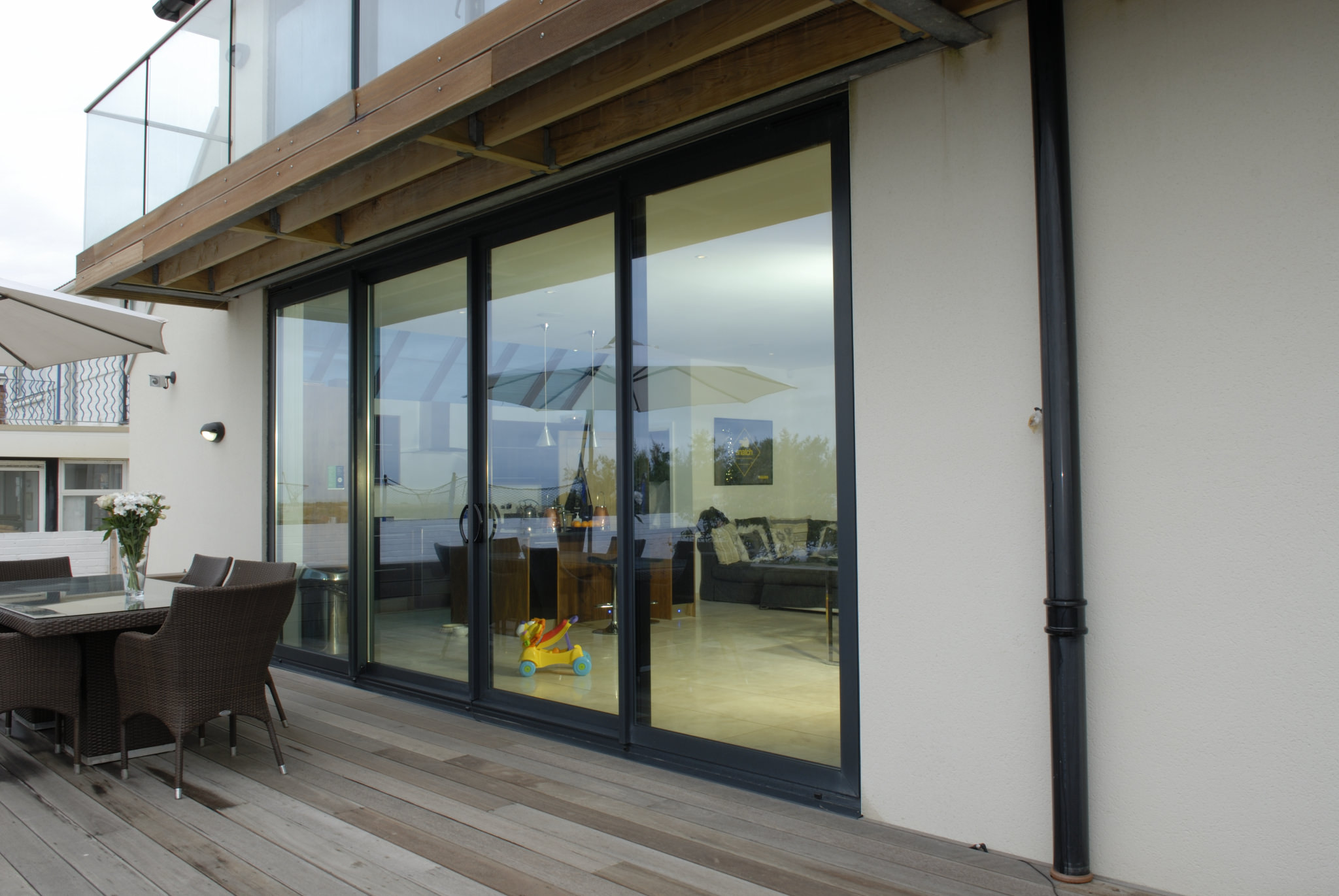 larger aluminium patio door